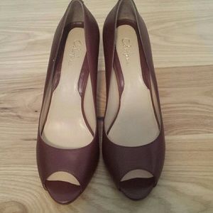 Cole Haan Peep Toe Heels